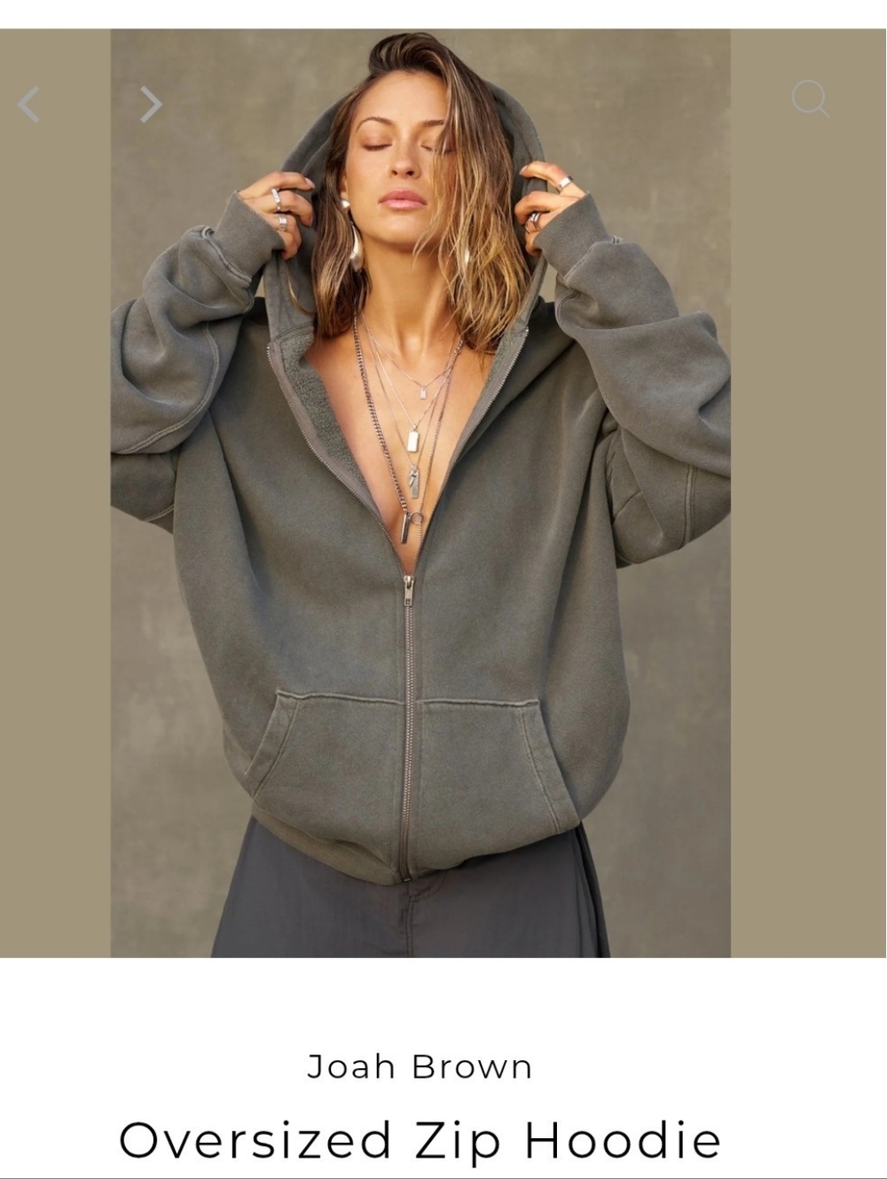 NWT - Joah Brown Oversized Hoodie